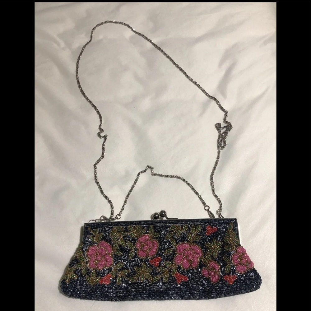 New Beaded crossbody clutch